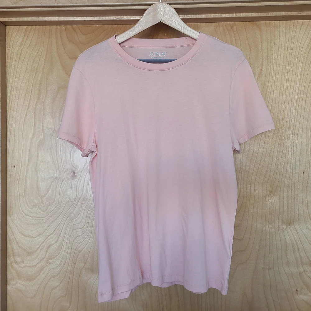 J. Crew/LOFT Short Sleeve Crew/V-Neck Tops - Pink, White, Yellow - Picture 2 of 16